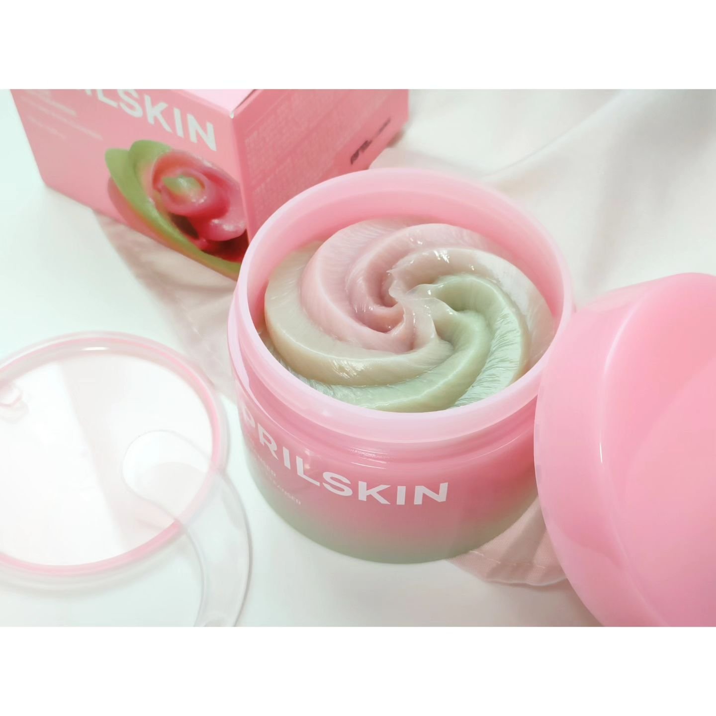 ピンクアロエメレンゲクレンザー/APRILSKIN/その他洗顔料を使ったクチコミ（2枚目）