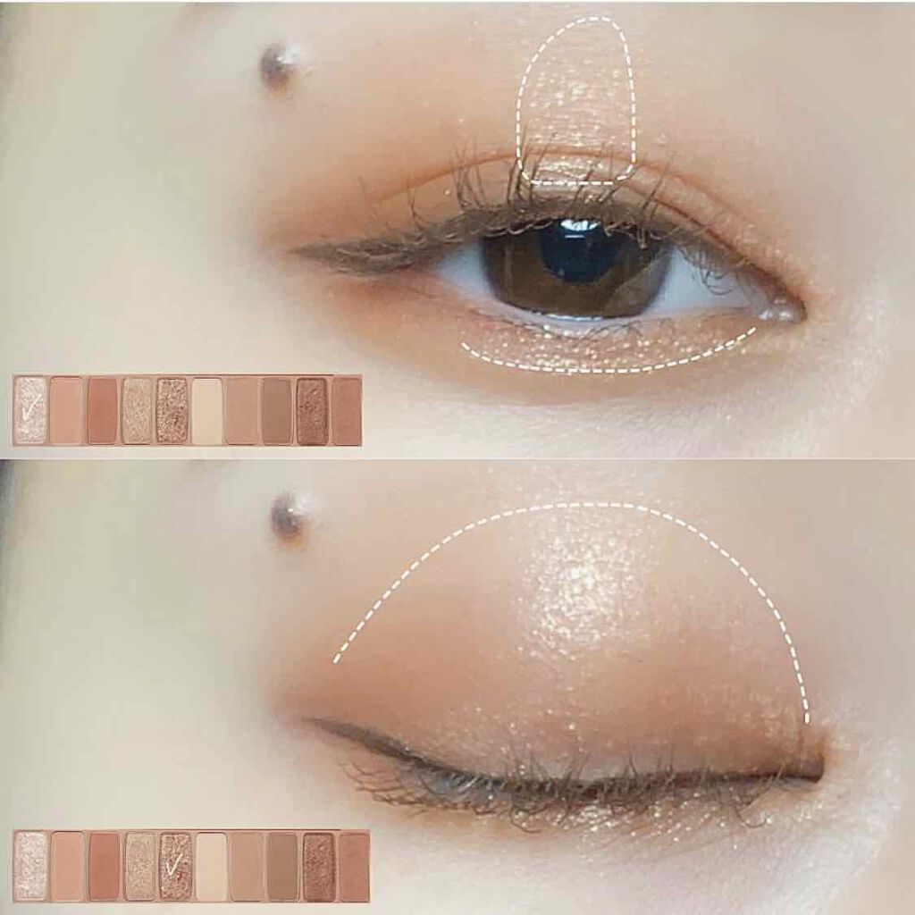 プレイカラー アイシャドウ/ETUDE/アイシャドウパレットを使ったクチコミ(3枚目)