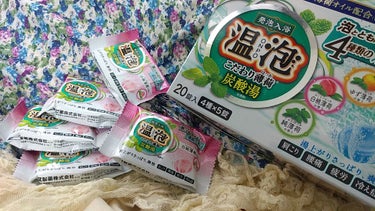 こだわり薄荷 炭酸湯/温泡/入浴剤を使ったクチコミ（1枚目）