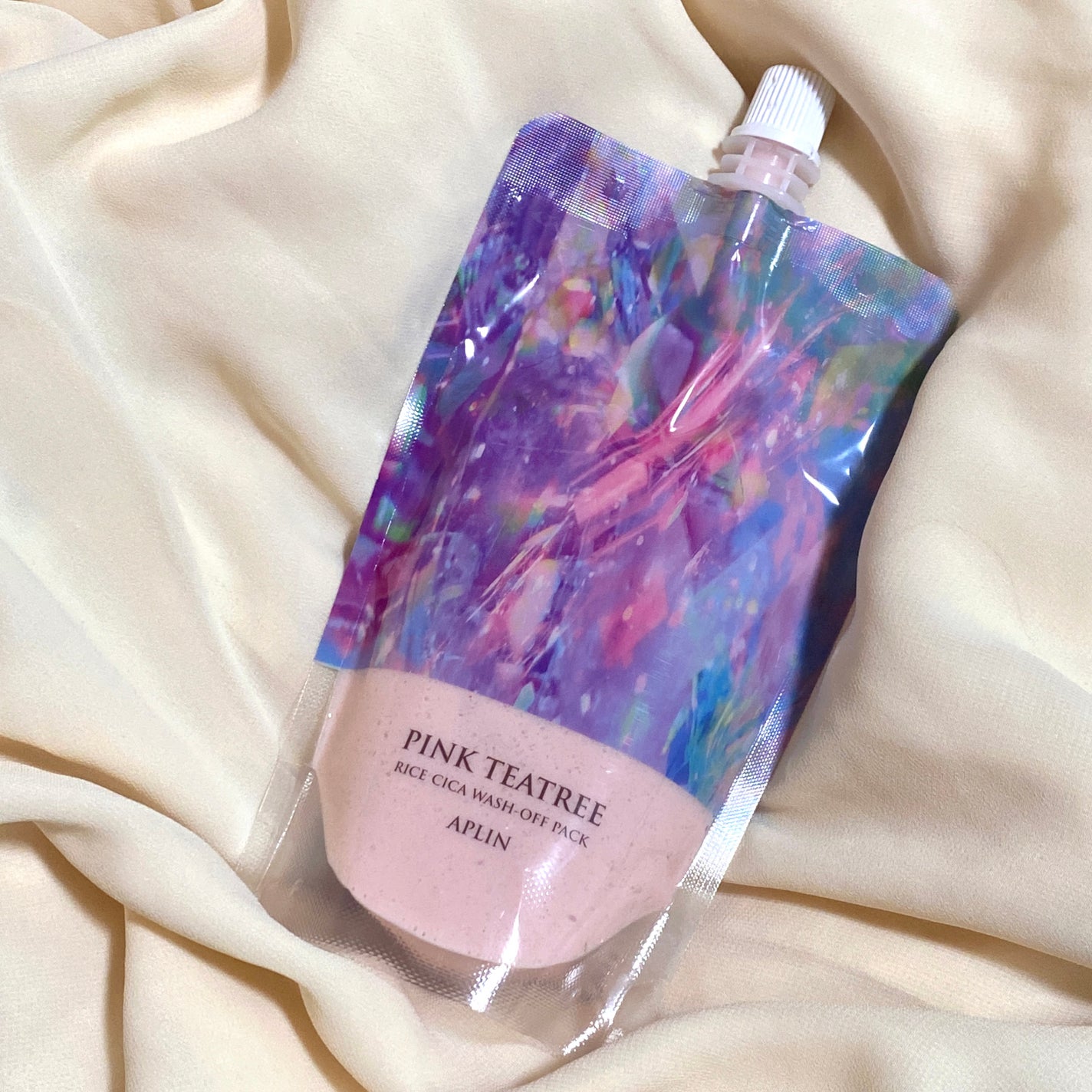 ピンクティーツリーライスシカウォッシュオフパック/APLIN/洗い流すパック・マスクを使ったクチコミ(2枚目)