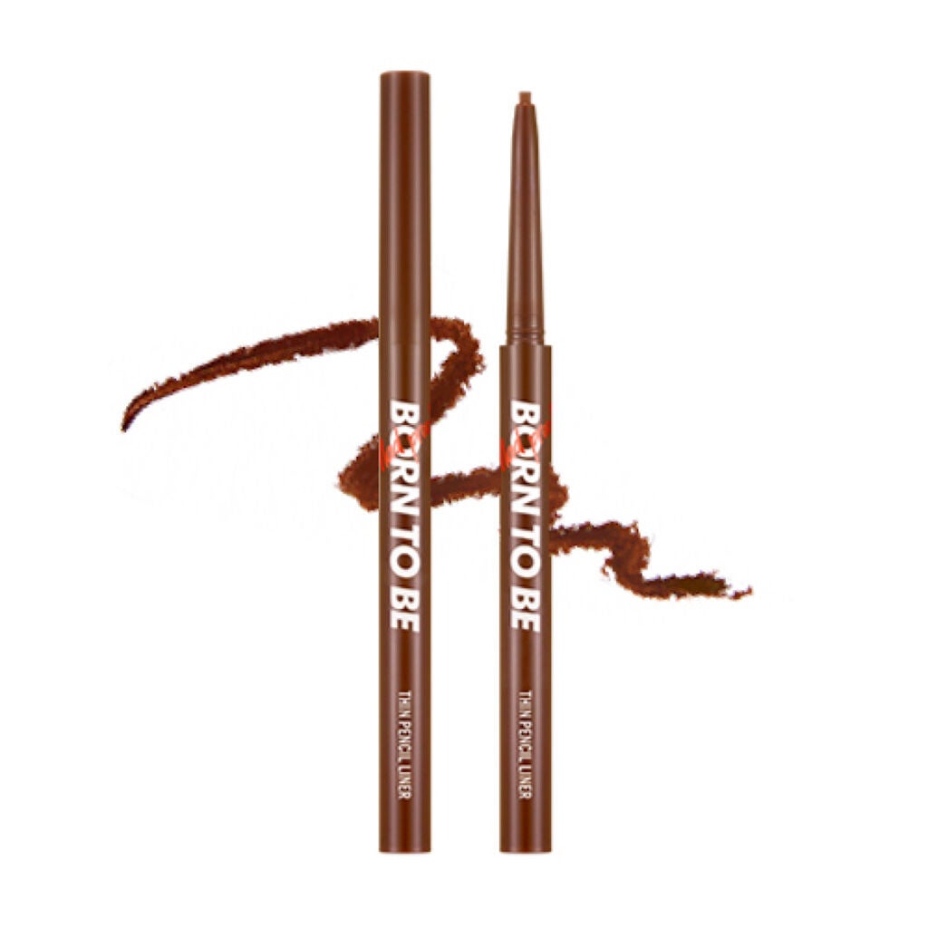 BORN TO BE マッドプルーフ ペンシルライナー ブリックブラウン