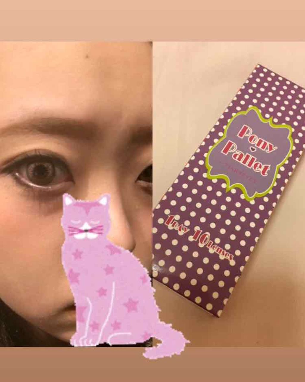 ポニーパレット ワンデー by ティアリーアイズ/Pony Pallet/ワンデー(1DAY)カラコンを使ったクチコミ(1枚目)