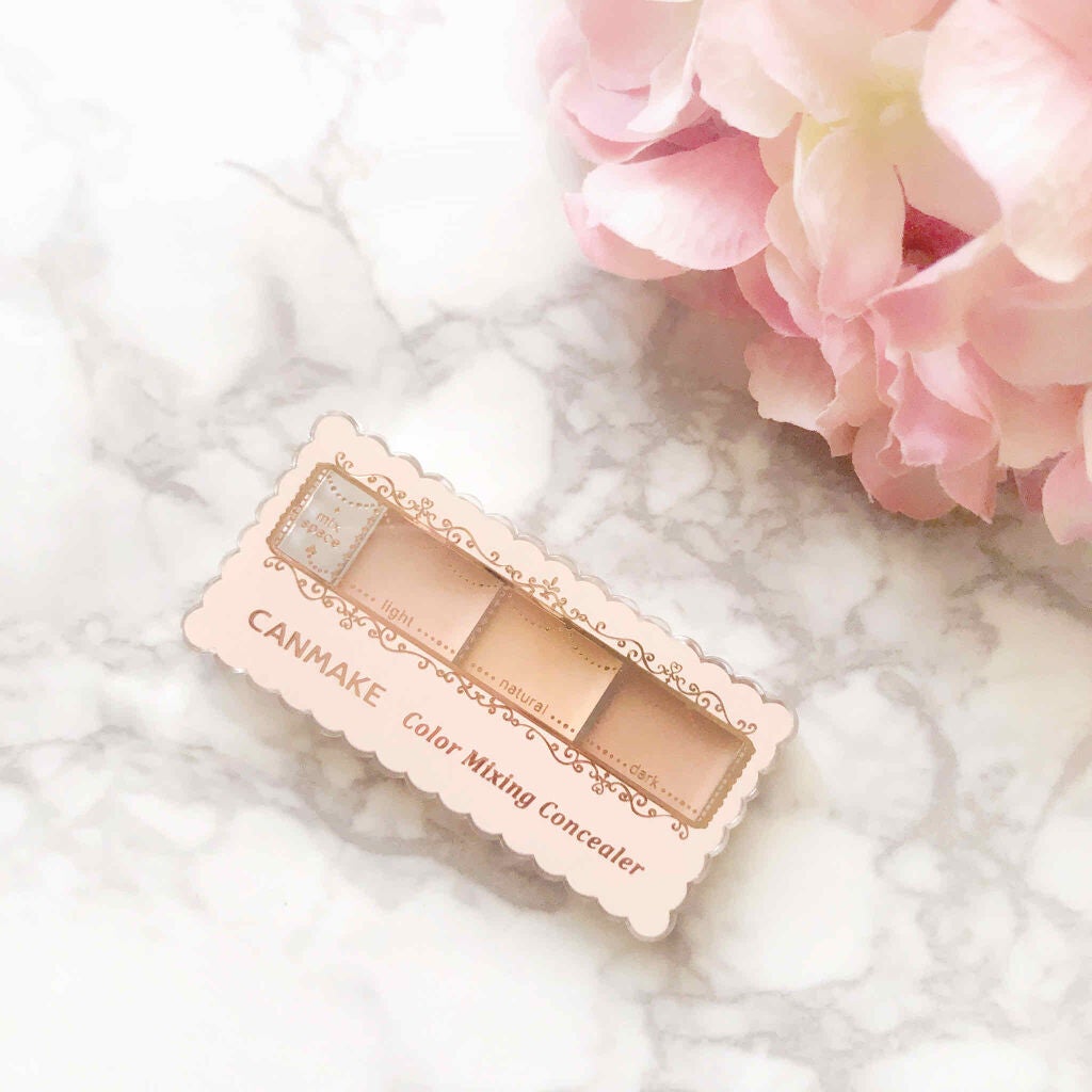 カラーミキシングコンシーラー/キャンメイク/パレットコンシーラーを使ったクチコミ(1枚目)