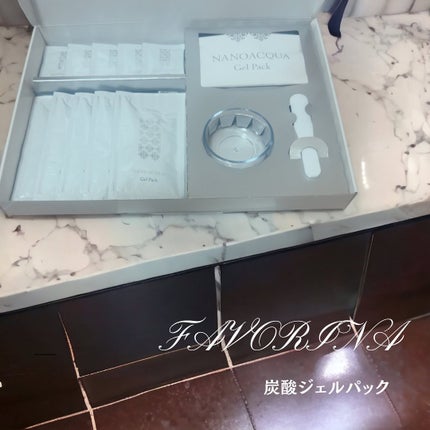 炭酸ジェルパック/NANO ACQUA/洗い流すパック・マスクを使ったクチコミ(1枚目)