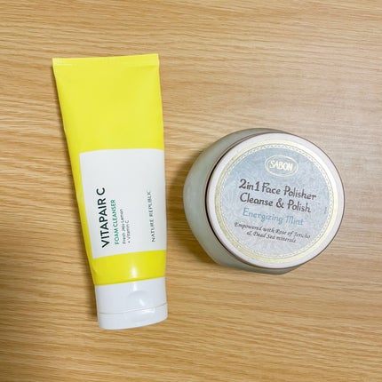 フェイスポリッシャー リフレッシング(ミント)/SABON/スクラブ・ゴマージュを使ったクチコミ(3枚目)