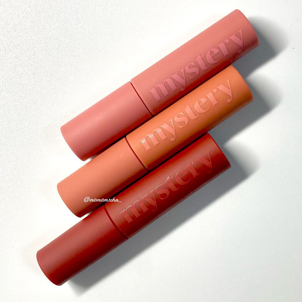 ミステリーブラーティントミニトリオ/i’m meme/リップティントを使ったクチコミ（3枚目）