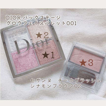 ディオール バックステージ フェイス グロウ パレット/Dior/ハイライトを使ったクチコミ(2枚目)