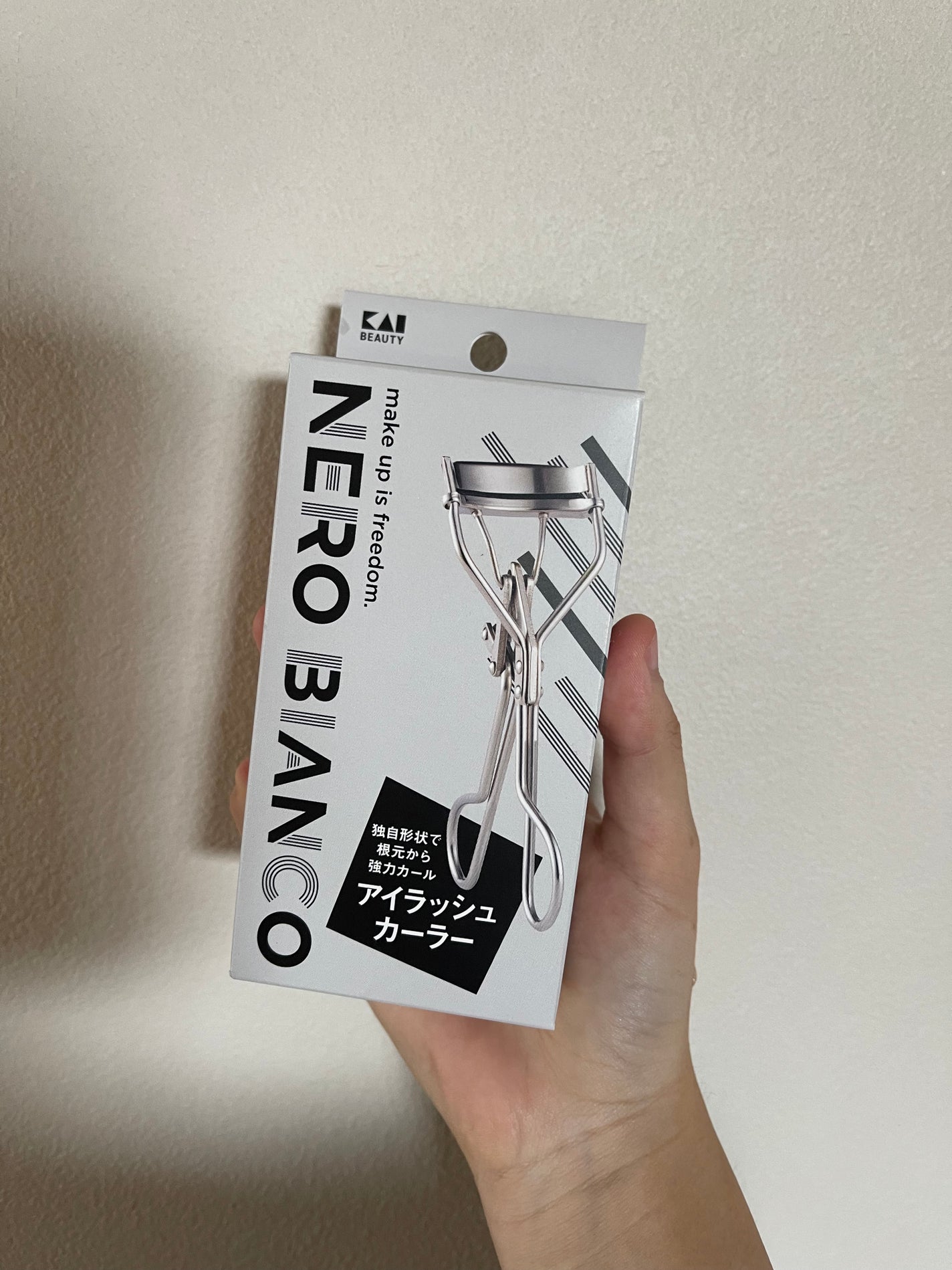 NERO BIANCO アイラッシュカーラー/貝印/ビューラーを使ったクチコミ(1枚目)