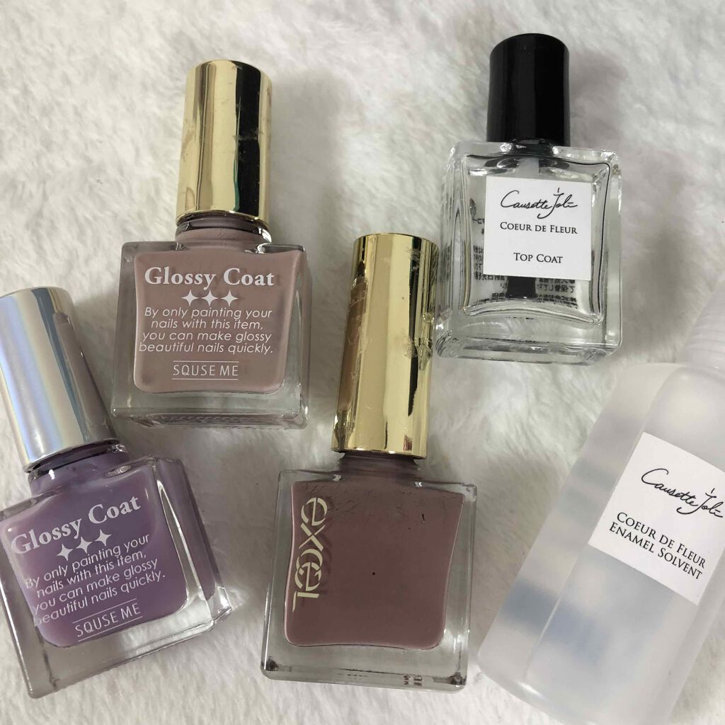 グロッシーコート/スキューズミー/オールインワンネイルを使ったクチコミ(2枚目)