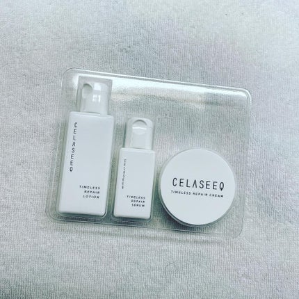 タイムレスリペア 未来肌おためしセット/CELASEEQ/スキンケアキットを使ったクチコミ(2枚目)