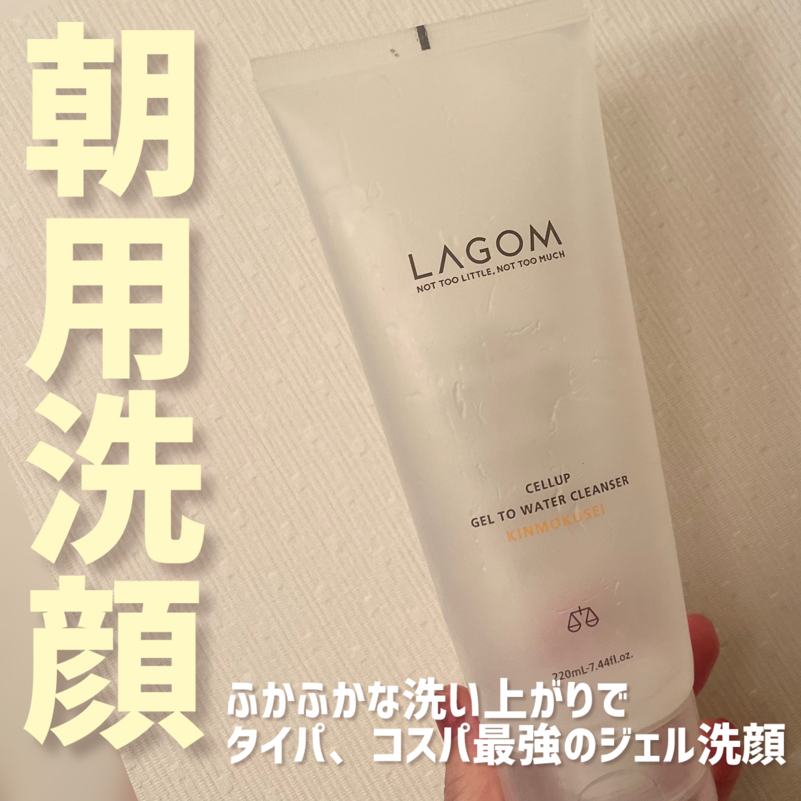 ジェルトゥウォーター クレンザー (MI)/LAGOM /その他洗顔料を使ったクチコミ（1枚目）