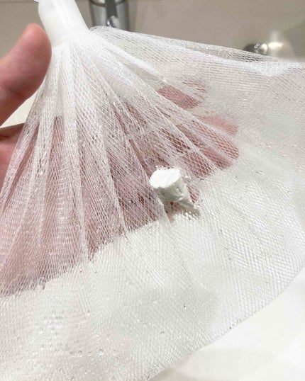 洗顔用泡立てネット/無印良品/その他スキンケアグッズを使ったクチコミ(2枚目)