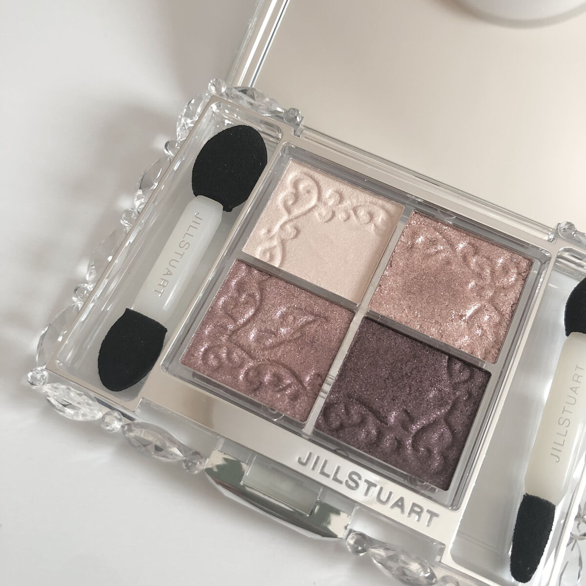 シマークチュールアイズ 08 bordeaux bijoux/JILL STUART/アイシャドウパレットを使ったクチコミ（1枚目）