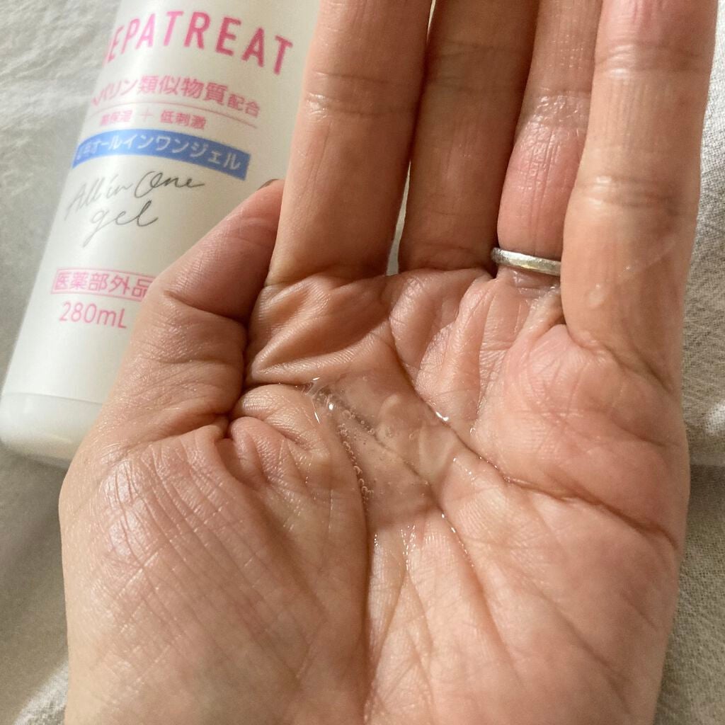 ヘパトリート 薬用オールインワンジェル /ゼトックスタイル/オールインワン化粧品を使ったクチコミ(2枚目)