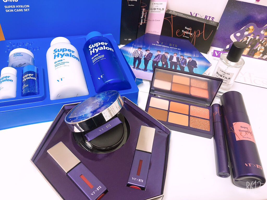 VT×BTSザスウィートスペシャルエディションセット/VT/メイクアップキットを使ったクチコミ（2枚目）