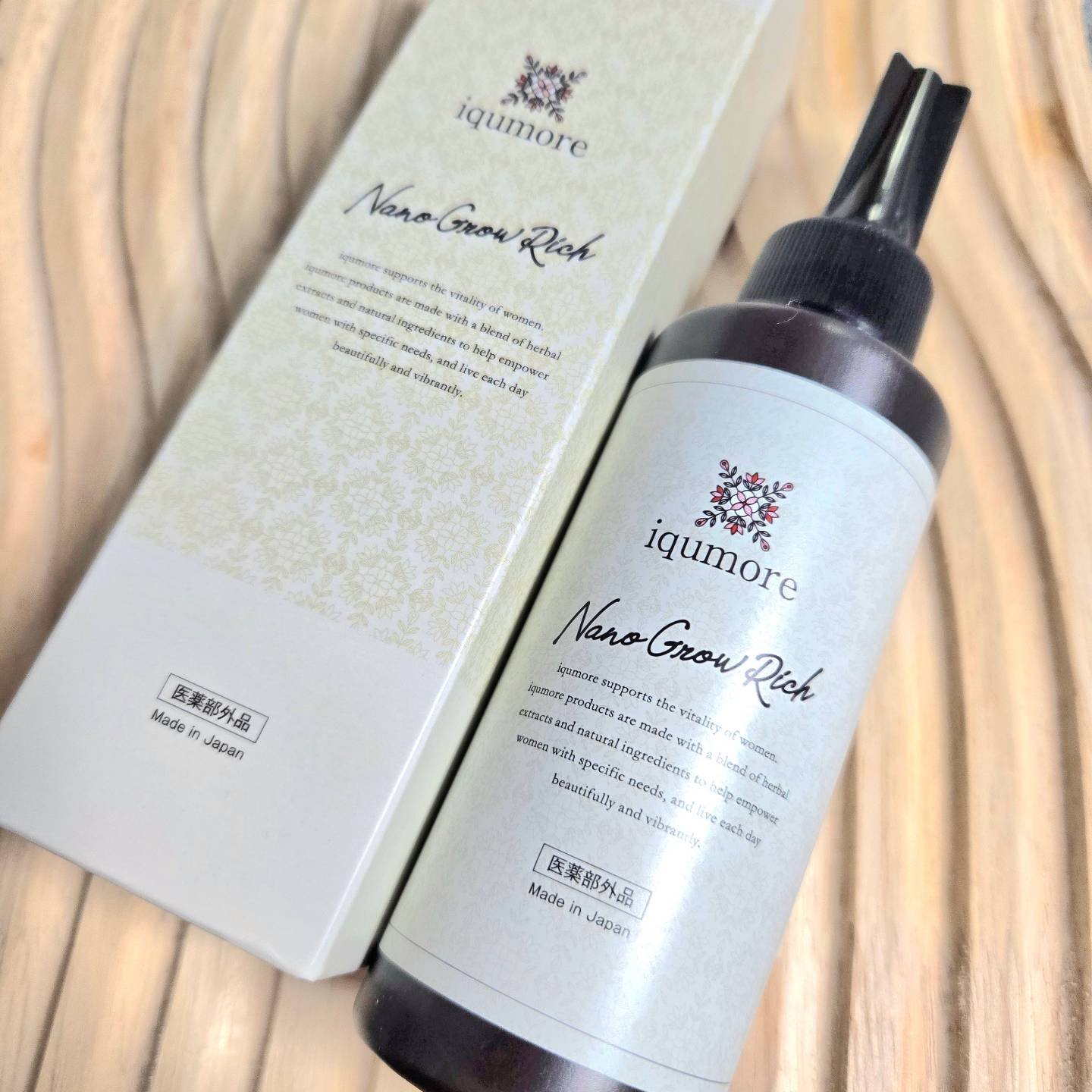 ナノグロウリッチ/iqumore/頭皮ローションを使ったクチコミ（1枚目）