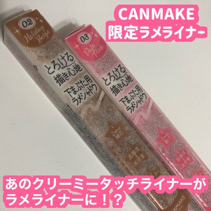 クリーミータッチライナー/キャンメイク/ジェルアイライナーを使ったクチコミ(1枚目)