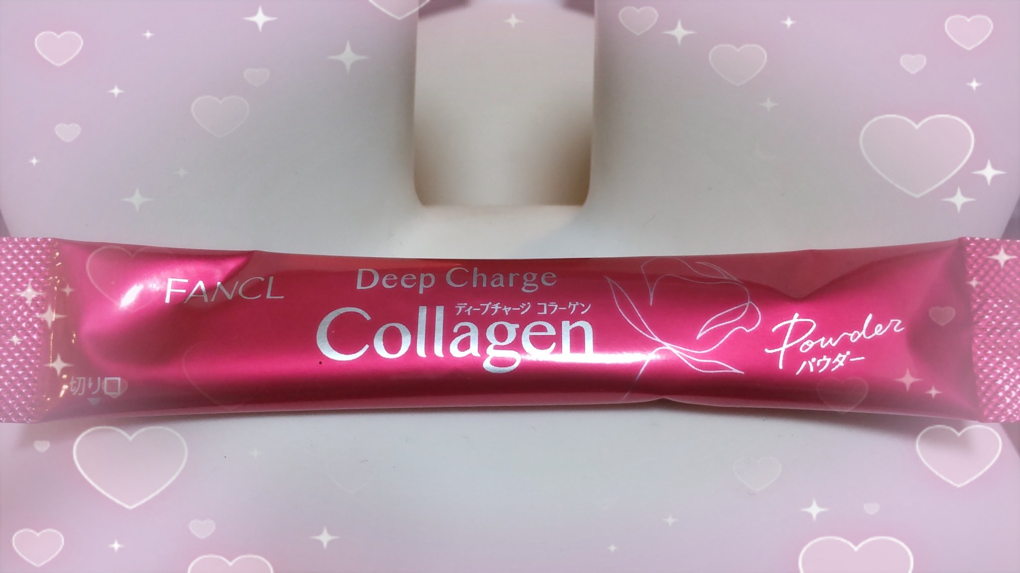 ファンケル ディープチャージ コラーゲン パウダーのクチコミ「ファンケルディープチャージ コラーゲン パウダー30本入
ファンケル楽天公式で3ヶ月分3箱買い.....」（3枚目）