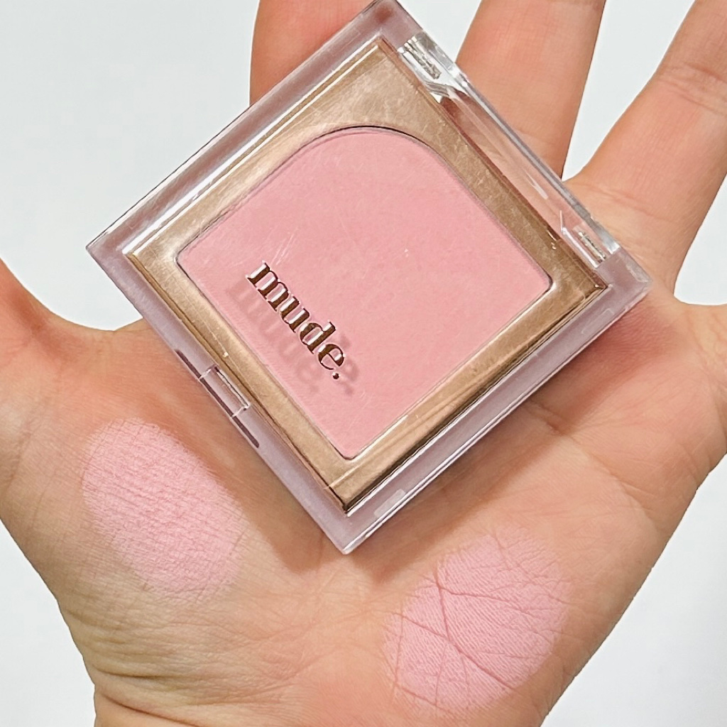 フラッターブラッシャー 01 ピット・ア・パット/mude./パウダーチークを使ったクチコミ（1枚目）