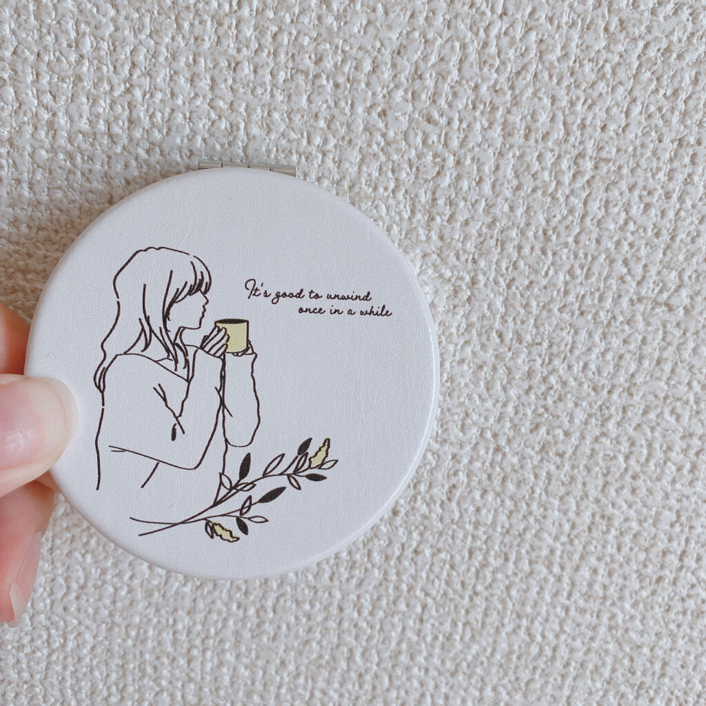 コンパクトミラー/DAISO/その他化粧小物を使ったクチコミ（3枚目）