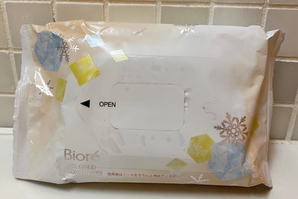 冷シート ももせっけんの香り/ビオレ/ボディシートを使ったクチコミ(1枚目)