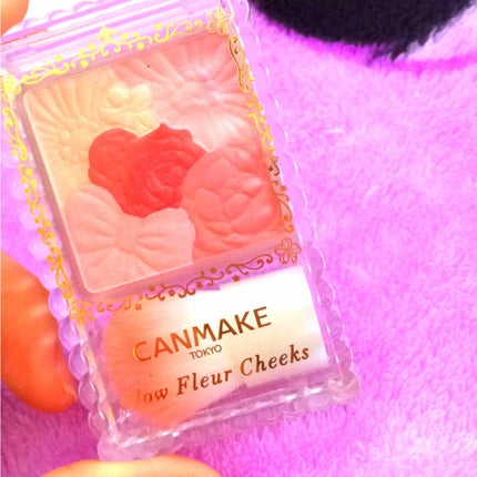 グロウフルールチークス/キャンメイク/パウダーチークを使ったクチコミ(1枚目)