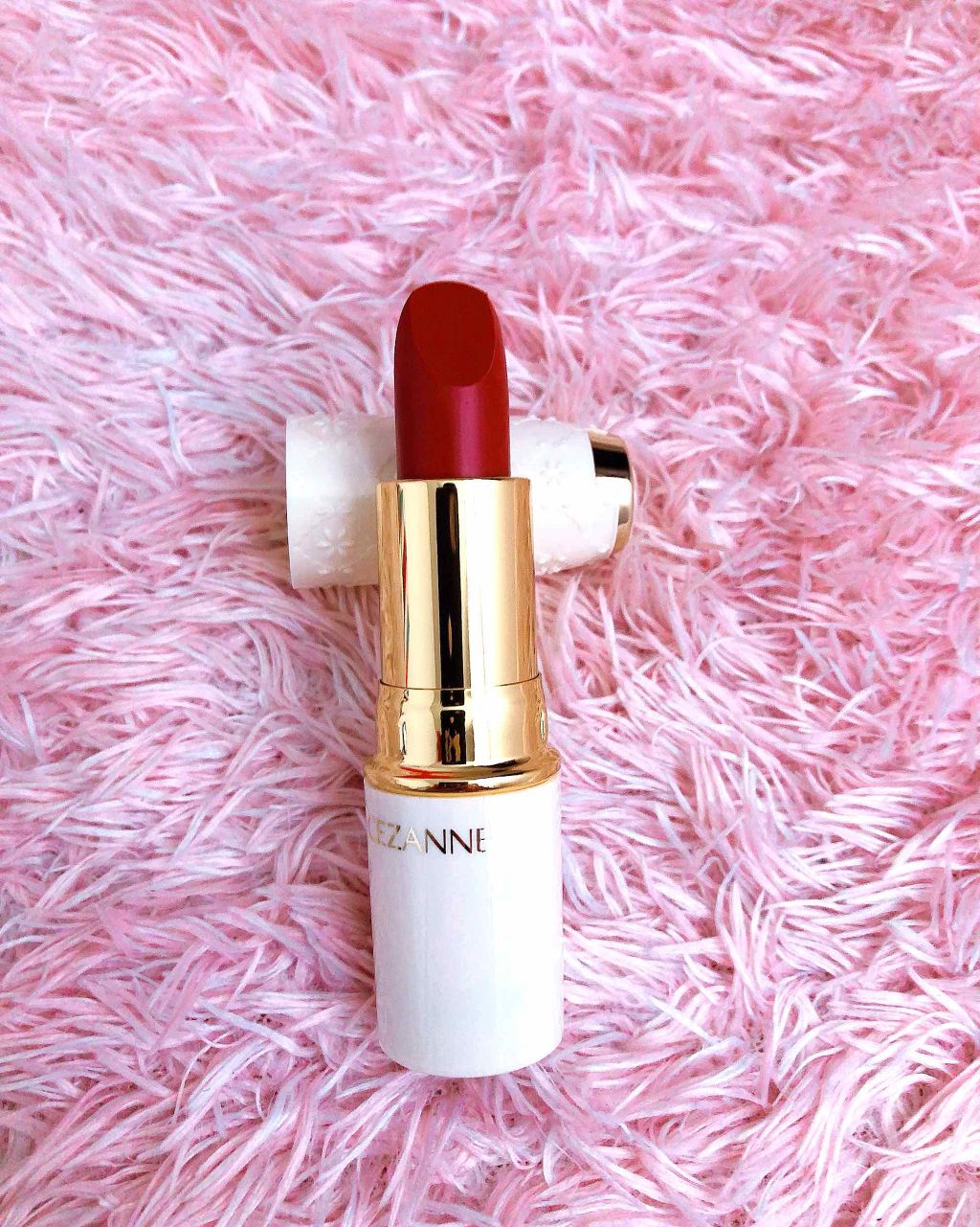 ラスティング リップカラーN/CEZANNE/口紅を使ったクチコミ（3枚目）