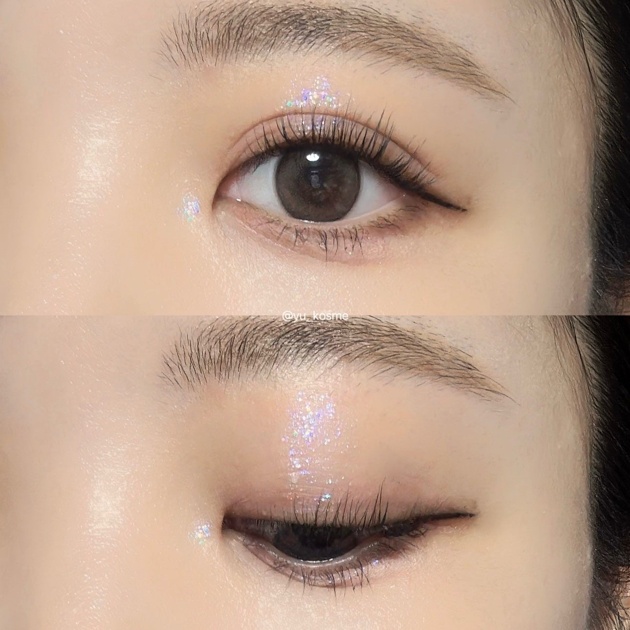 グラスグリッター/glow/グリッターを使ったクチコミ(8枚目)