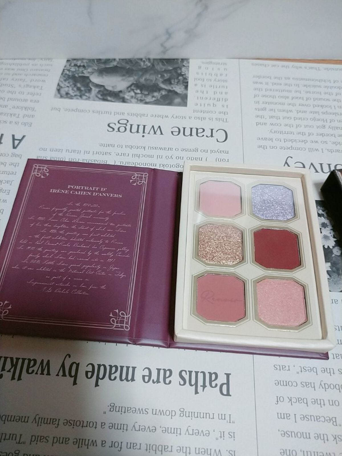 絵画アイシャドウパレット/MilleFée/アイシャドウパレットを使ったクチコミ(2枚目)