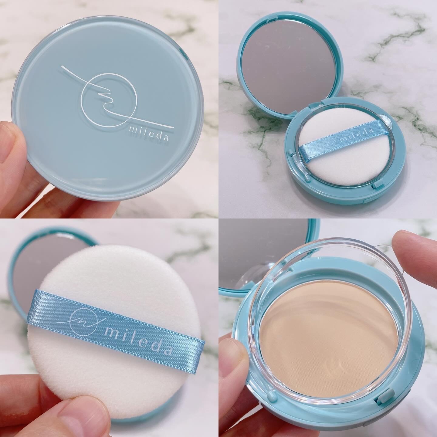 スムースフィットファンデーション/mileda/パウダーファンデーションを使ったクチコミ（2枚目）