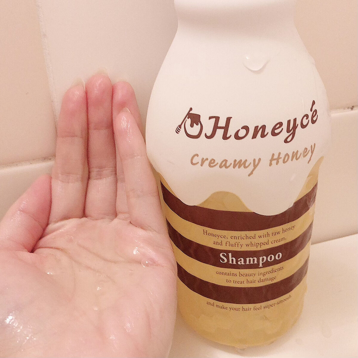 クリーミーハニー シャンプー/トリートメント/ハニーチェ/市販シャンプーを使ったクチコミ（2枚目）