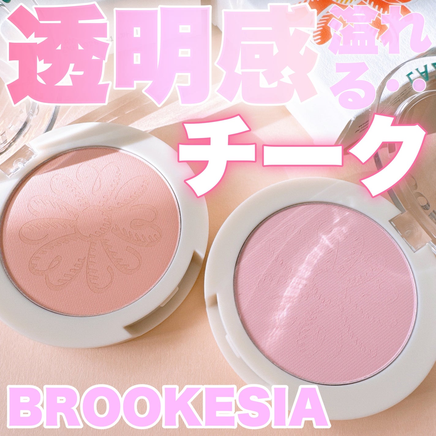 レイジー シフォン チーク/BROOKESIA/パウダーチークを使ったクチコミ(1枚目)