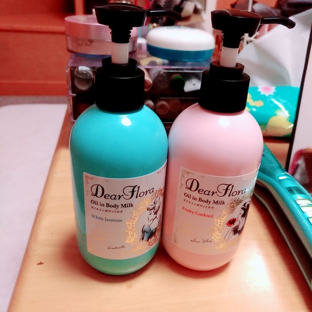 ディアフローラ オイルイン ボディミルク ホワイトジャスミン/マンダム/ボディミルクを使ったクチコミ（1枚目）