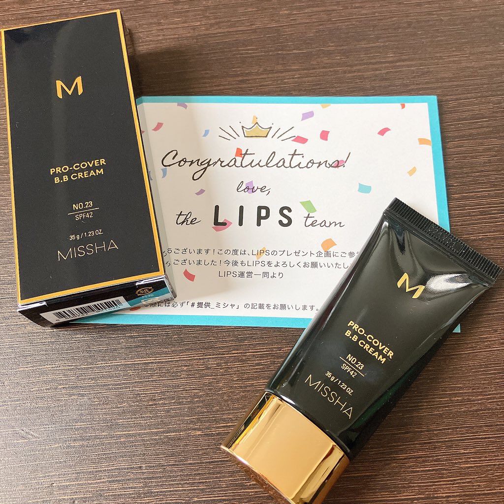 ミシャ M プロカバー BBクリーム/MISSHA/BBクリームを使ったクチコミ（1枚目）