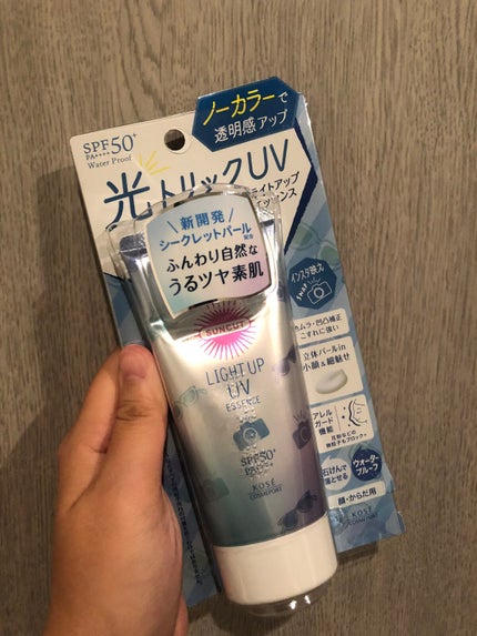 サンカットR ライトアップUV エッセンス/サンカット®/日焼け止めローションを使ったクチコミ(1枚目)