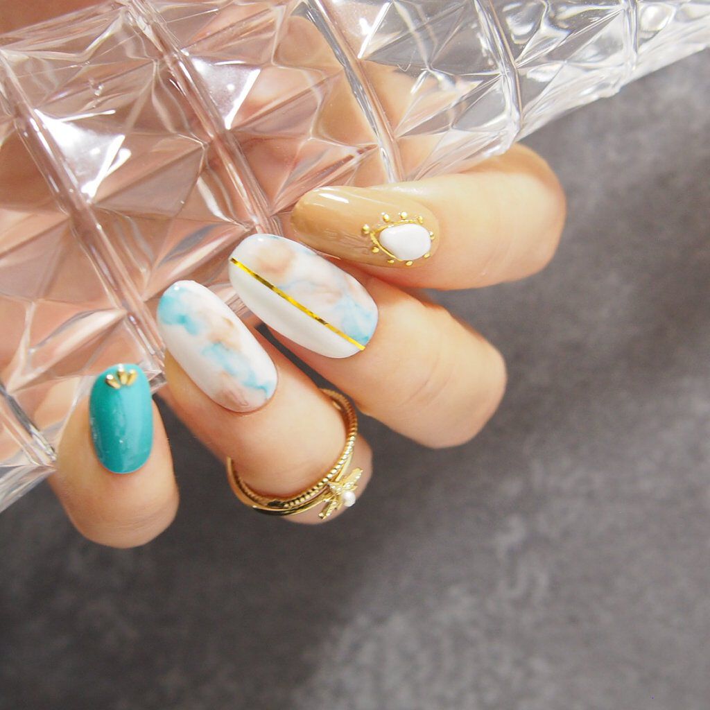 #セルフネイル,#プチプラネイル,#お洒落ネイル,#簡単ネイル,#大人ネイル,#100均ネイル,#セリアネイル,#エスニックネイル,#インクネイル,#リキッドネイル,#ニュアンスネイル,#大理石ネイルのネイルデザイン