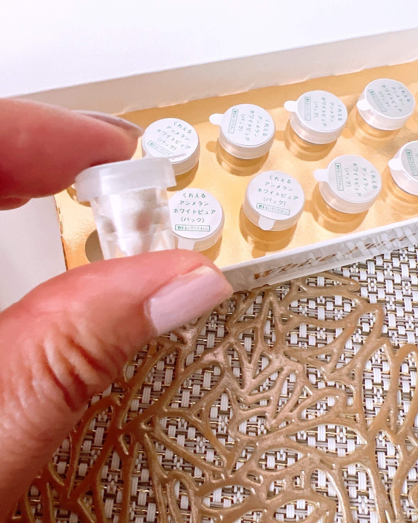 アンメラン ホワイトピュア/くれえる/シートマスク・パックを使ったクチコミ（3枚目）