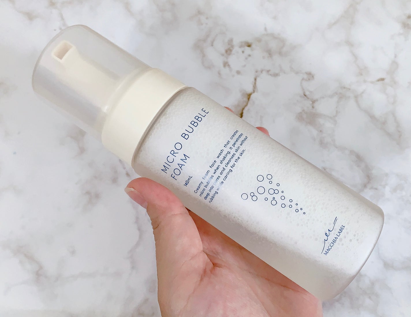 マイクロバブルフォーム/Macchia Label/泡洗顔を使ったクチコミ(5枚目)