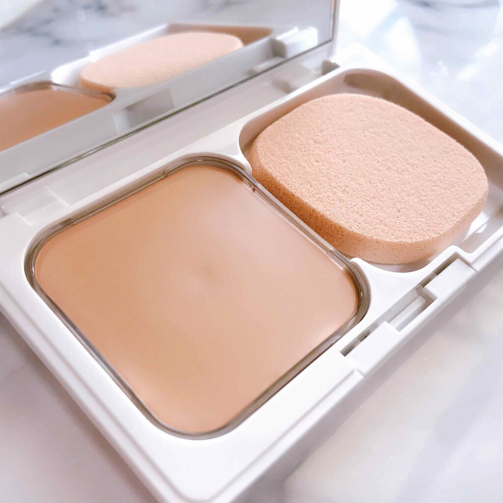 マットシフォン クリーミィパウダリーファンデ 02 ライトオークル/KiSS/パウダーファンデーションを使ったクチコミ（3枚目）