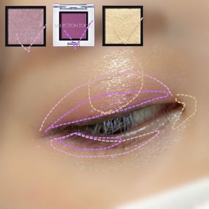 アディクション ザ アイシャドウ スパークル/ADDICTION/単色アイシャドウを使ったクチコミ(6枚目)