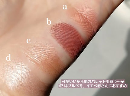 THE アイパレR/b idol/アイシャドウパレットを使ったクチコミ(4枚目)