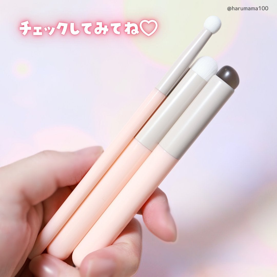 スティックパフ キノコ型/セリア/メイクブラシを使ったクチコミ(8枚目)