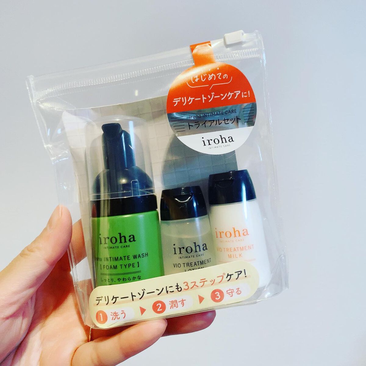 イロハ インティメート ケアトライアル セット/iroha INTIMATE CARE/デリケートゾーンケアを使ったクチコミ（1枚目）