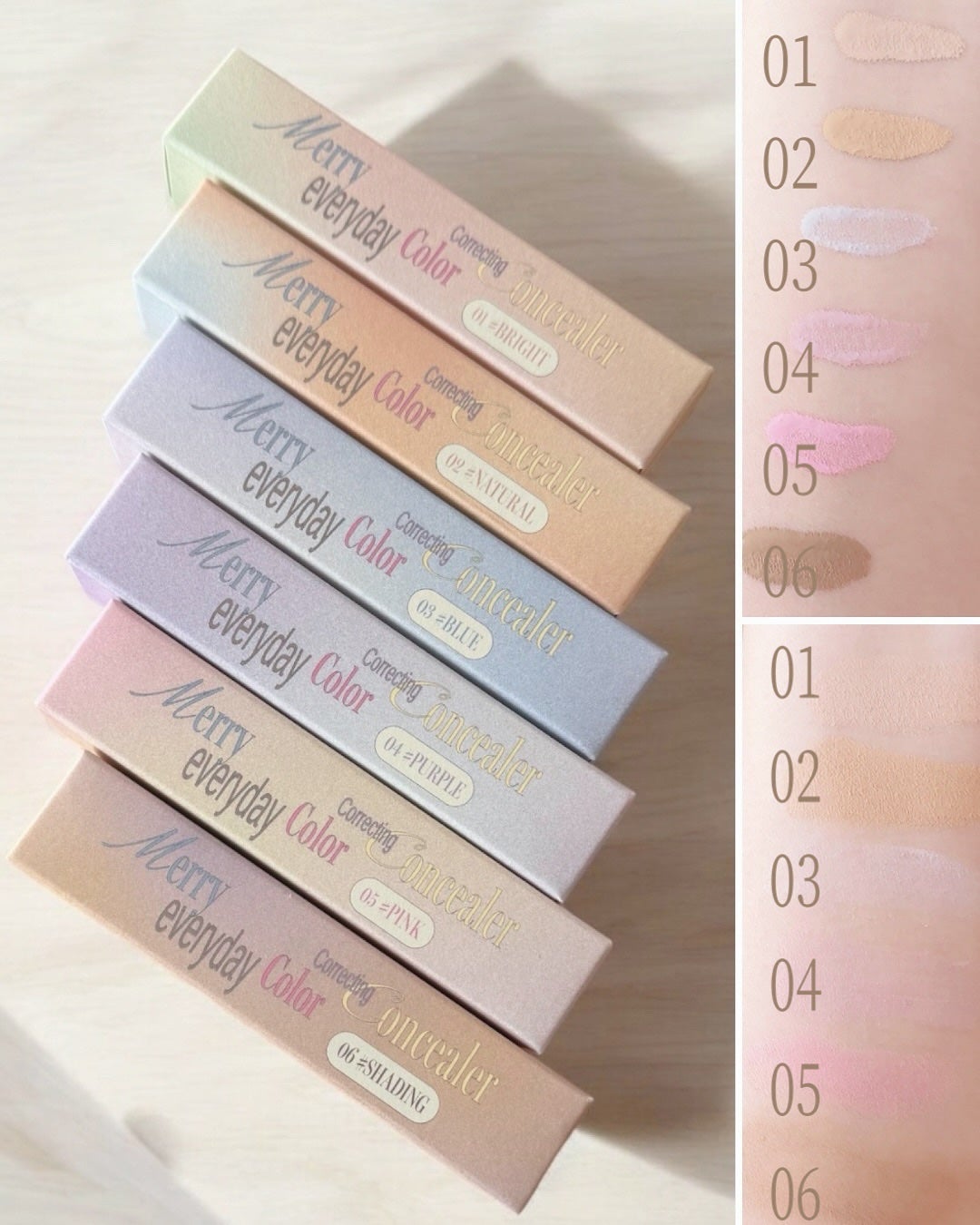メリーエブリデイカラーコレクティングコンシーラー/Merrymonde/リキッドコンシーラーを使ったクチコミ(4枚目)