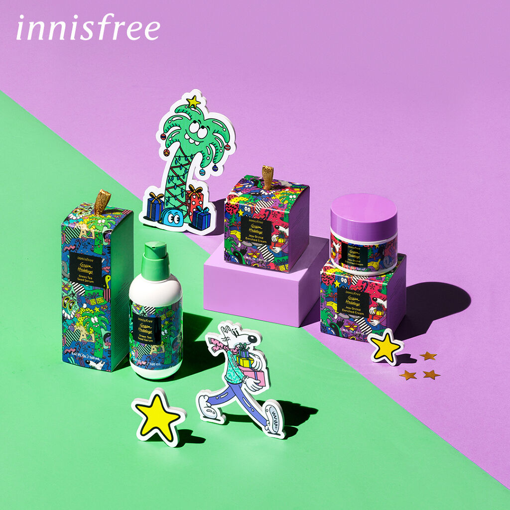 オーキッド エンリッチド クリーム 2020 Green Holidays Edition/innisfree/フェイスクリームを使ったクチコミ（1枚目）