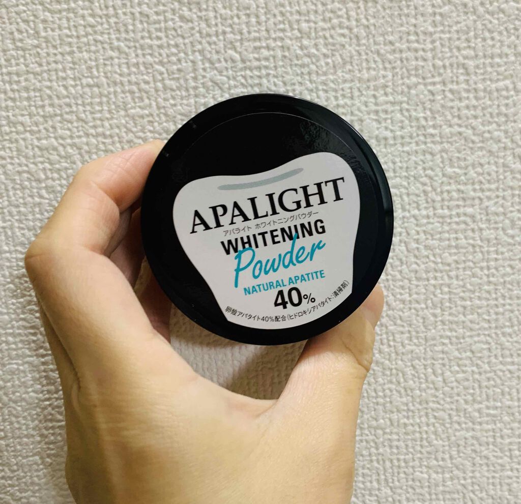 アパライト ホワイトニングパウダー/ブレーンコスモス/歯磨き粉を使ったクチコミ（2枚目）