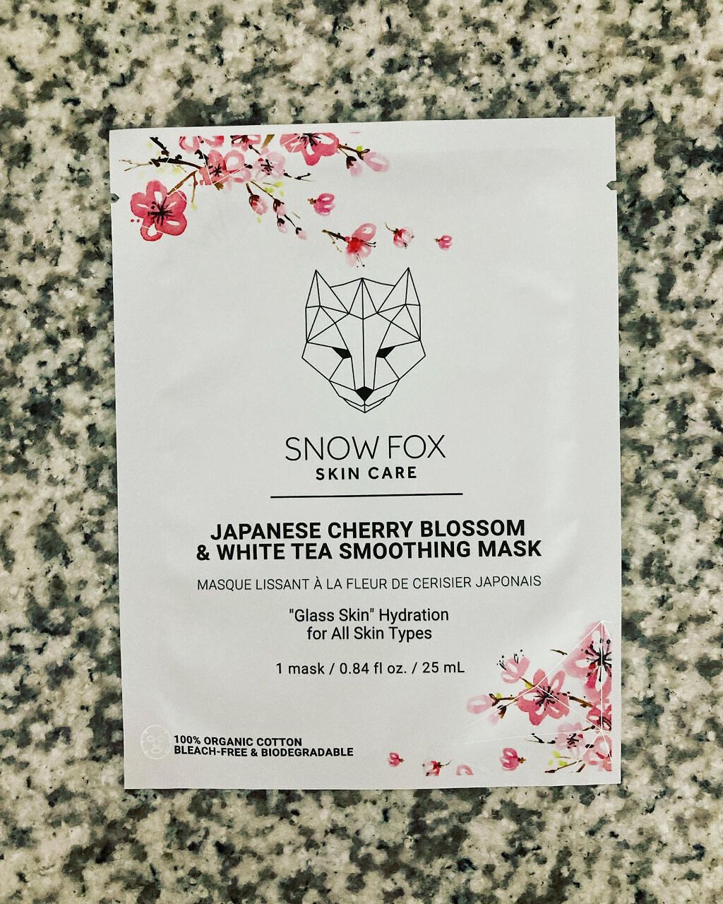 桜&ホワイトティー スムージング マスク/SNOW FOX SKINCARE/シートマスク・パックを使ったクチコミ(2枚目)