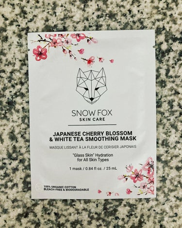 SNOW FOX SKINCARE 桜＆ホワイトティー スムージング マスクのクチコミ「Snow Fox Skincare桜＆ホワイトティー スムージングマスクを使用しました🌸

内.....」（2枚目）