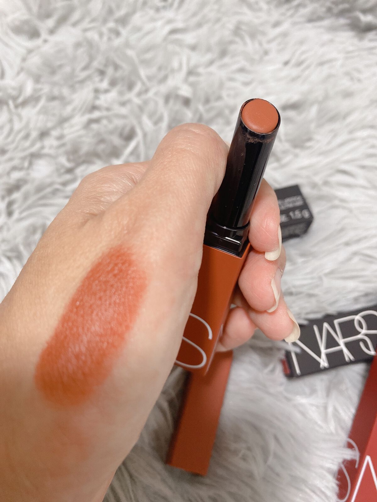 パワーマット リップスティック/NARS/口紅を使ったクチコミ(3枚目)