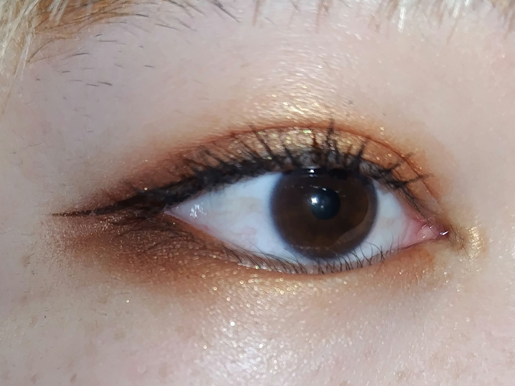 ヴィセ アヴァン シングルアイカラー 044 GYPSY GOLD/Visée/単色アイシャドウを使ったクチコミ（2枚目）